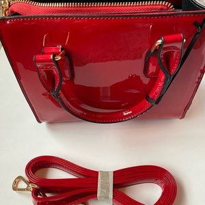 Red and gold purse